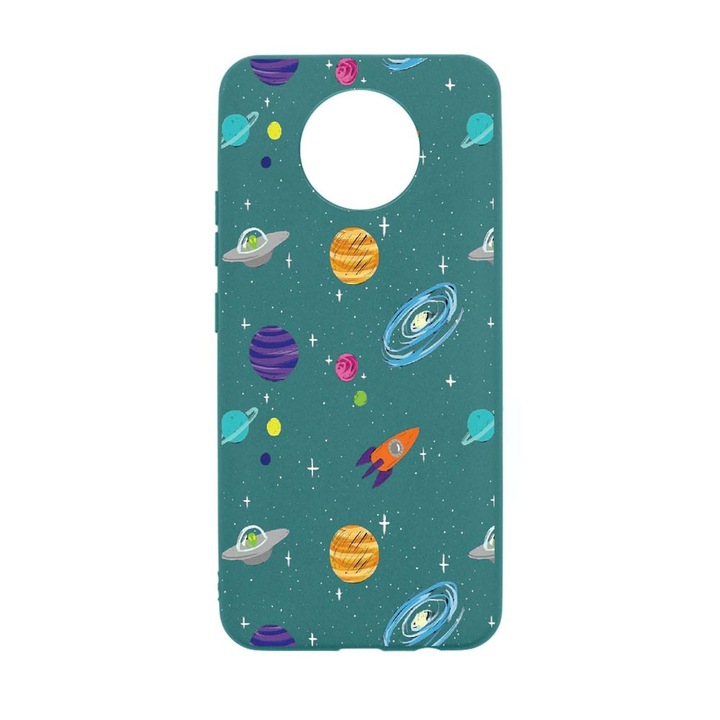 Husa Silicon Compatibila Cu Nokia 5.4, Universe, Planets, rezistenta la uzura, FG 466
