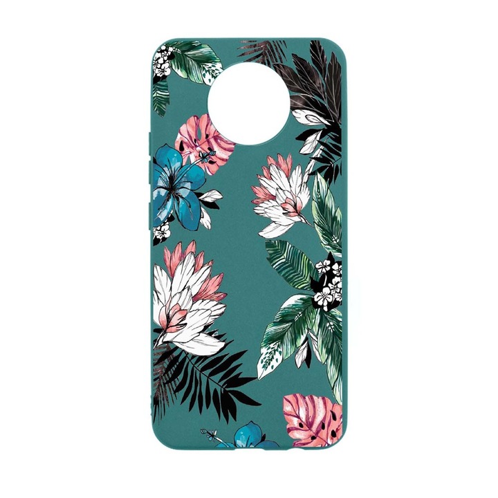 Husa Silicon Compatibila Cu Nokia 5.4, Pastel Colors - Flowers, rezistenta la uzura, FG 500