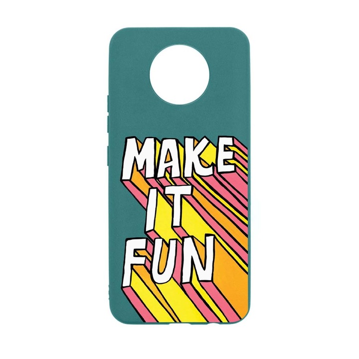Husa Silicon Compatibila Cu Nokia 5.4, Make It Fun, rezistenta la uzura, FG 494