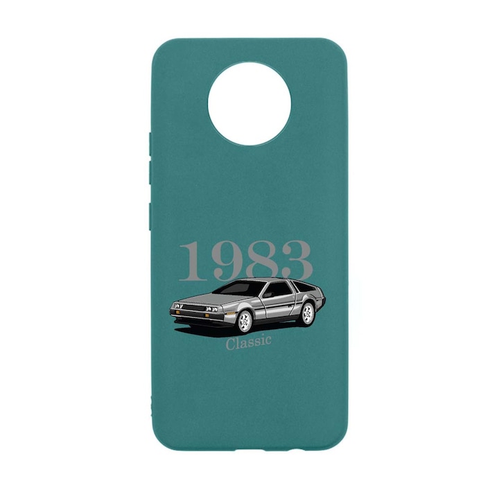 Π‘ΠΈΠ»ΠΈΠΊΠΎΠ½ΠΎΠ² ΠΊΠ°Π»ΡΡ Unique Π·Π° Nokia 5.4, Classic Car, Forest Green, FG 813