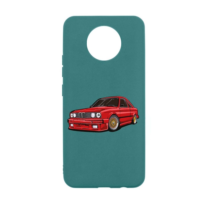 Π‘ΠΈΠ»ΠΈΠΊΠΎΠ½ΠΎΠ² ΠΊΠ°Π»ΡΡ Unique Π·Π° Nokia 5.4, Classic Car, Forest Green, FG 829