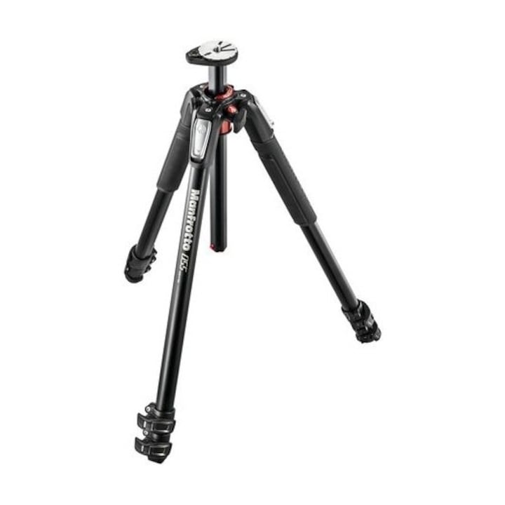 Manfrotto 055 alumínium 3 szekc. fényképezőgép állvány vízszintes középoszloppal