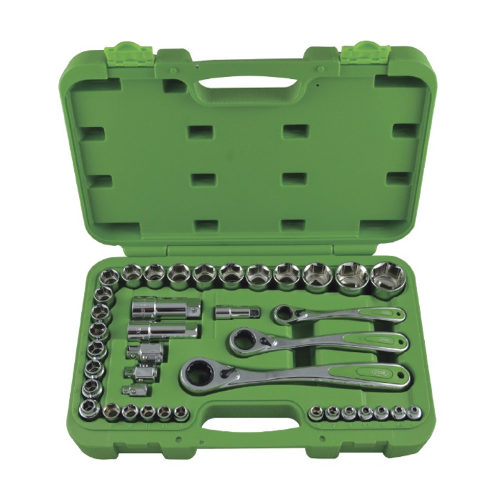 Trusa de tubulare hexagonale/imbus scurte cu 39 piese, JBM