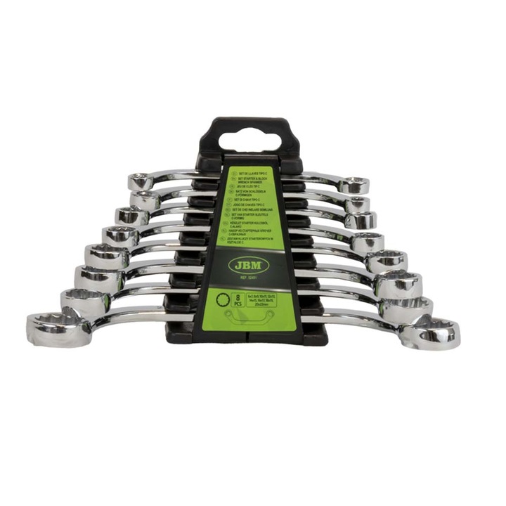 Set de 8 chei inelare, JBM