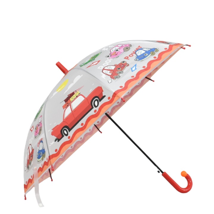 Gyermek esernyő 12623-5, Átmérő 80 cm, Piros