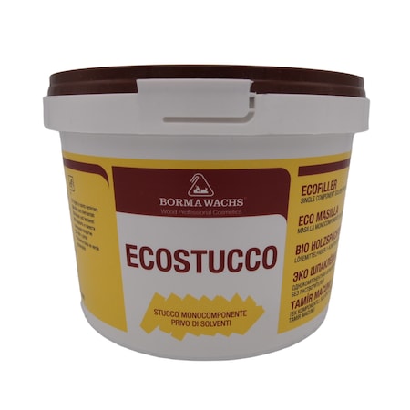 Chit ecologic pe baza de apa pentru lemn, Borma Wachs, Ecostucco, 1 kg, culoare brad