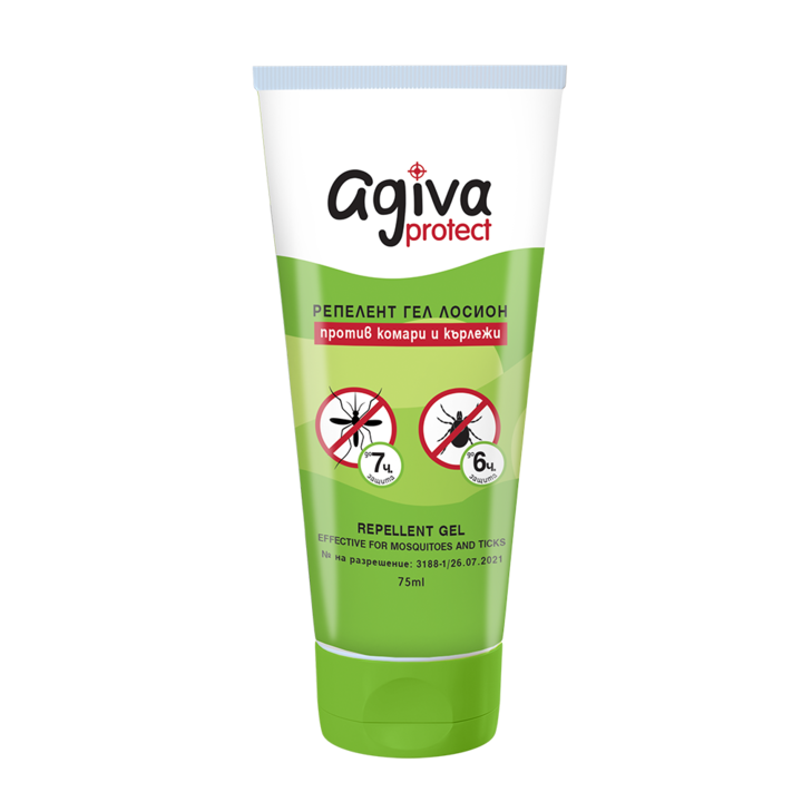 Agiva Protect, Riasztó gél szúnyog- és kullancscsípés ellen az egész családnak, 75ml