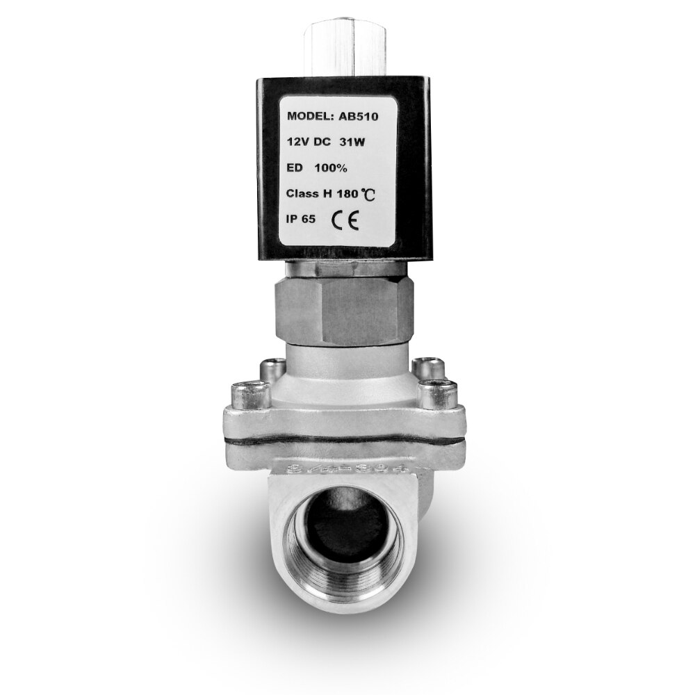 Electrovalva HPControl, Inox, 1/2 inch, Argintiu/Negru - eMAG.ro