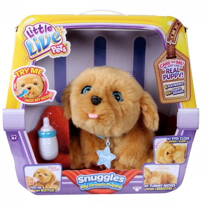 Jucarie de plus interactiva, Moose, Catelul Snuggles