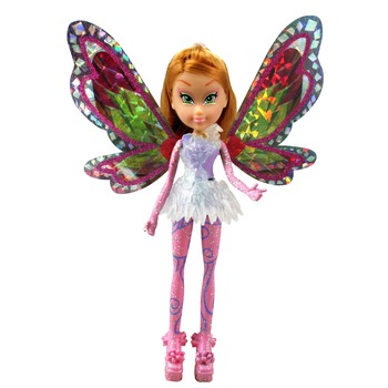 Papusa mini Winx Tynix Flora Papusa mini Winx Tynix Flora