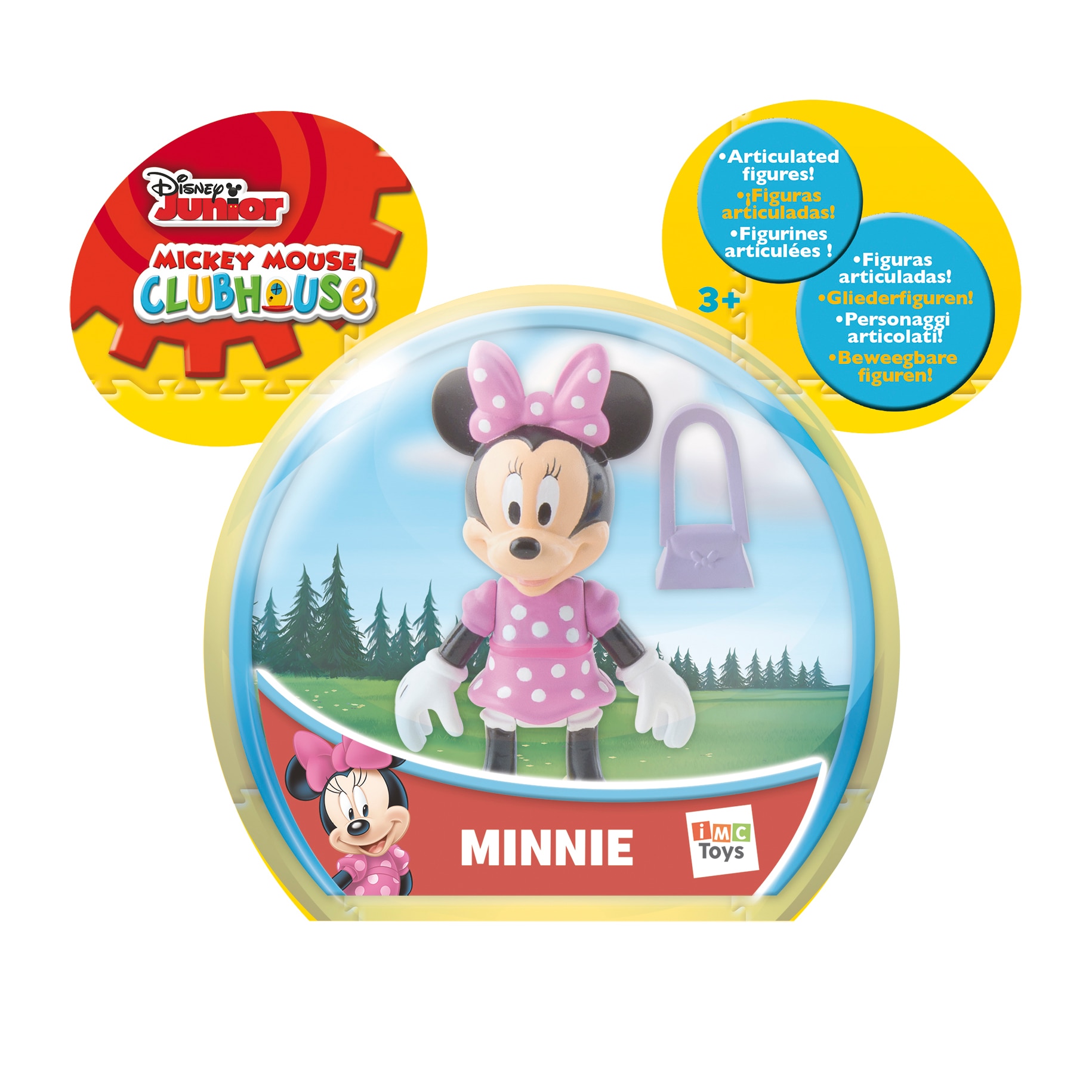 Figurina articulata Disney, Minnie Mouse, 10 cm