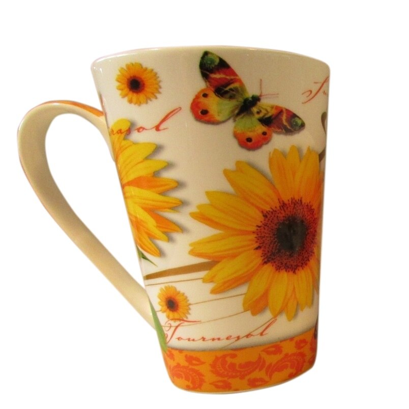 Cana de ceai inalta, Livada cu ceai, Colectia Floarea Soarelui si Fluturasi