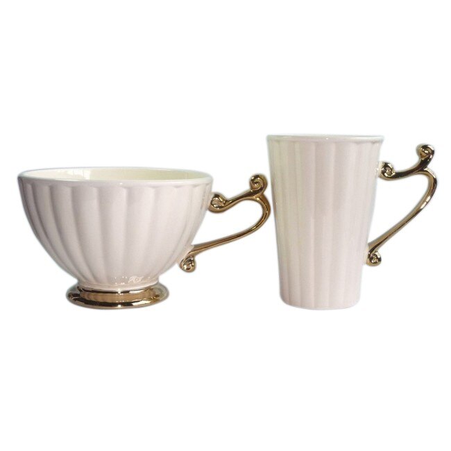 Cana Inalta Colectia Bej cu Auriu