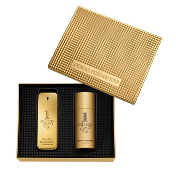 Set cadou Paco Rabanne 1 Million: Apa de toaleta, 100 ml + Deodorant spray, 150 ml Set cadou Paco Rabanne 1 Million: Apa de toaleta, 100 ml + Deodorant spray, 150 ml