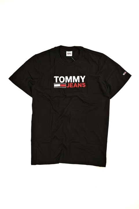 Мъжка тениска Tommy Hilfiger, Стандартна кройка, Памук, S, Черен