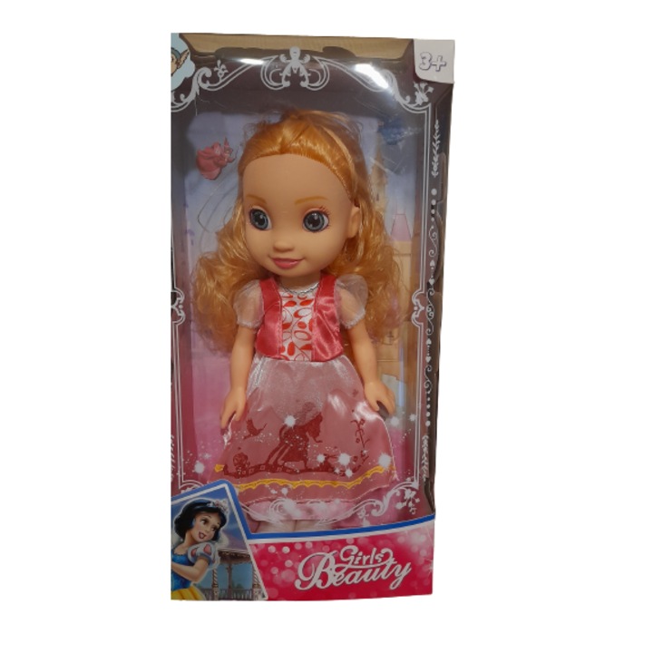 Girls Beauty baba hangokkal és fényekkel, 30 cm, 1. modell