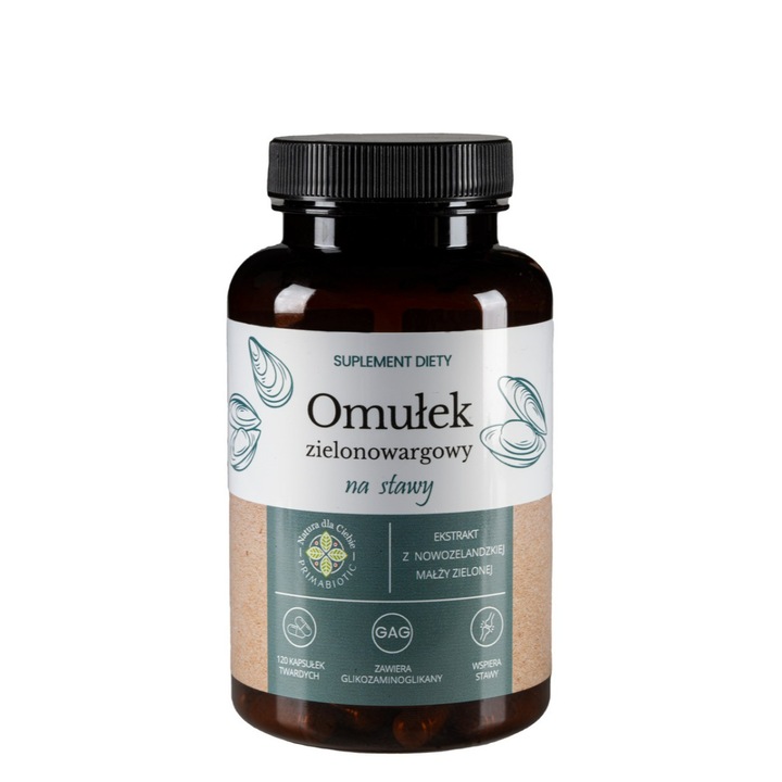 Supliment alimentar antiinflamator Prima Zdrowie, Extract de midii verzi, 120 capsule