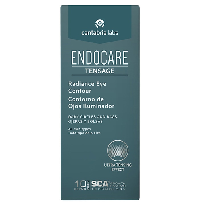 Серум за очи Cantabria Endocare Tensage, За тъмни кръгове и торбички, 15 мл