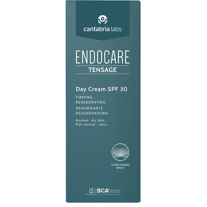 Дневен крем за лице Cantabria Endocare Tensage SPF30, За нормална-суха кожа, 50 мл