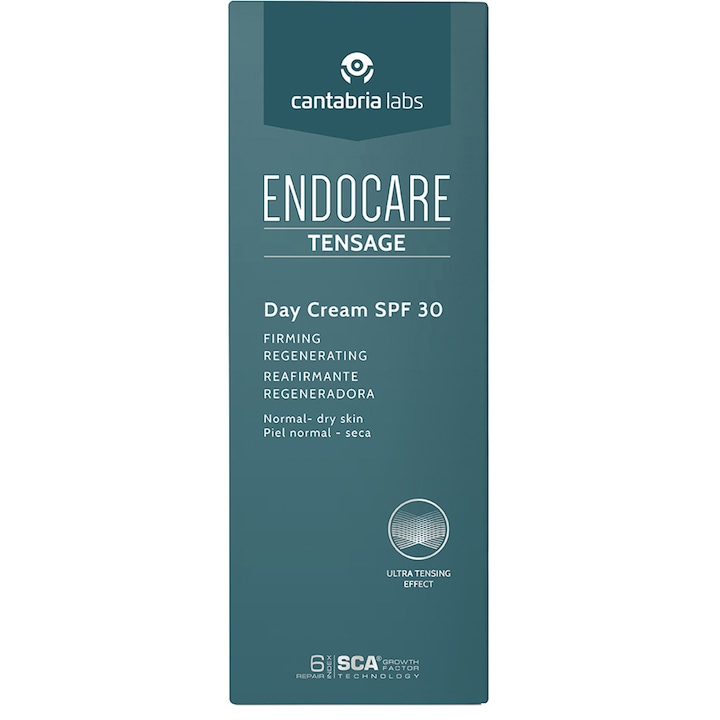 Дневен крем за лице Cantabria Endocare Tensage SPF30, За нормална-суха кожа, 50 мл