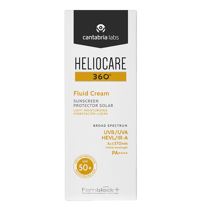 Fluid crema protectie solara Cantabria Heliocare 360º SPF50+, 50 ml