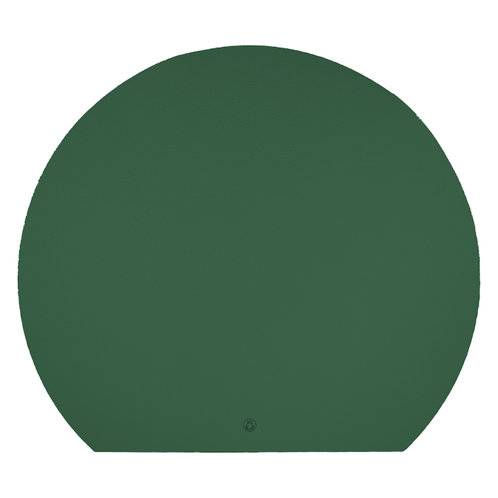 Suport farfurie si protectie masa, Unika, Verde/Bej, 38x33 cm