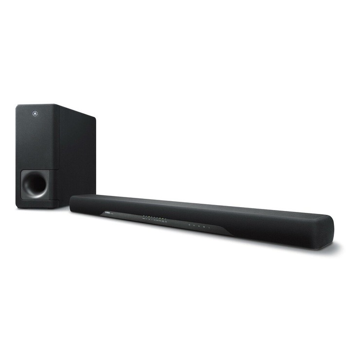 Soundbar Yamaha ATS-2070 cu subwoofer, DTS Virtual X, Bluetooth, negru