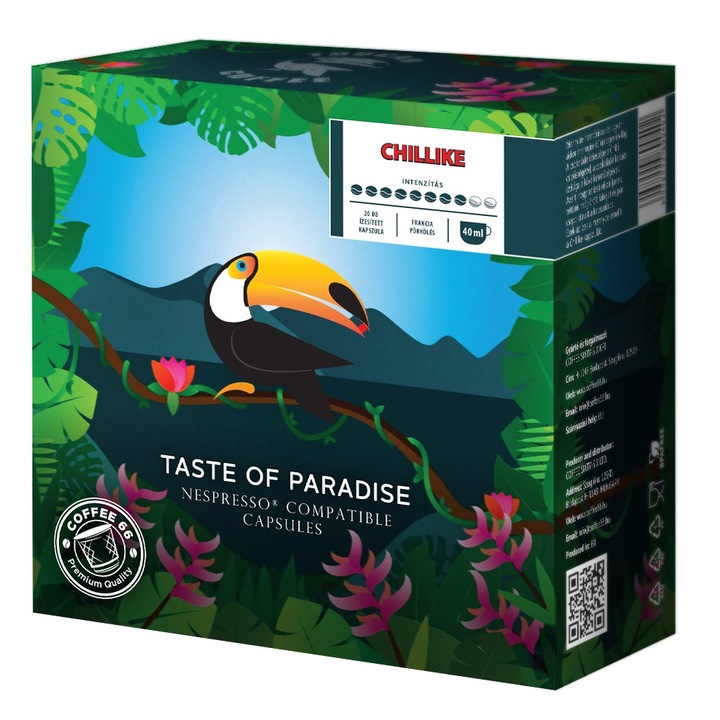 Chillike Nespresso kompatibilis kávékapszula