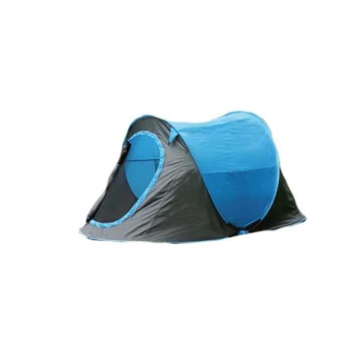Cort camping, 2 persoane, OMC, poliester, 220 x 120 x 95 cm