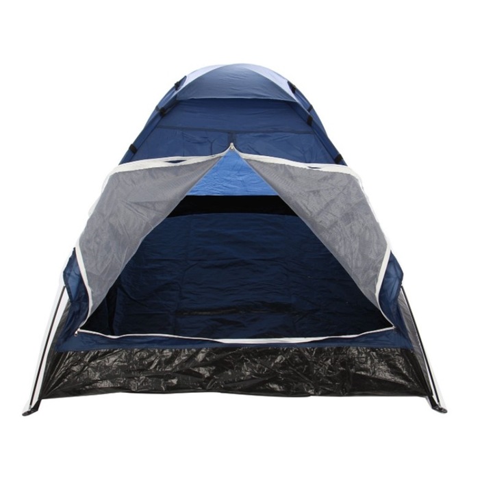 Cort camping 2 persoane OMC, poliester, 200 x 140 x 100 cm
