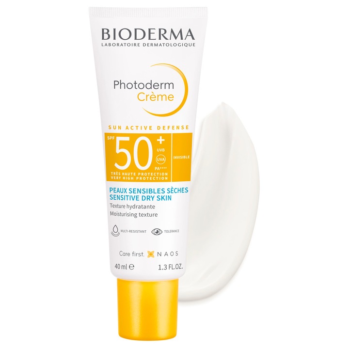 Bioderma Photoderm arckrém, fényvédővel, SPF 50+, érzékeny bőrre, 40 ml