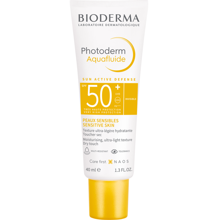 Fluid cu protectie solara Bioderma Photoderm Aquafluide SPF 50+, 40 ml