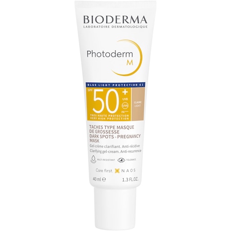 Слънцезащитен крем за лице с цвят Bioderma Photoderm M SPF 50+