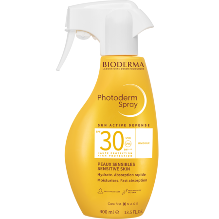Слънцезащитен спрей Bioderma Photoderm SPF 30, За чувствителна кожа