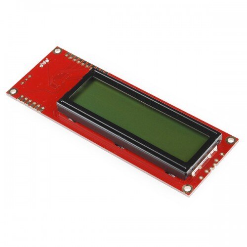 LCD 16x2 pentru serial - negru pe verde, 5V