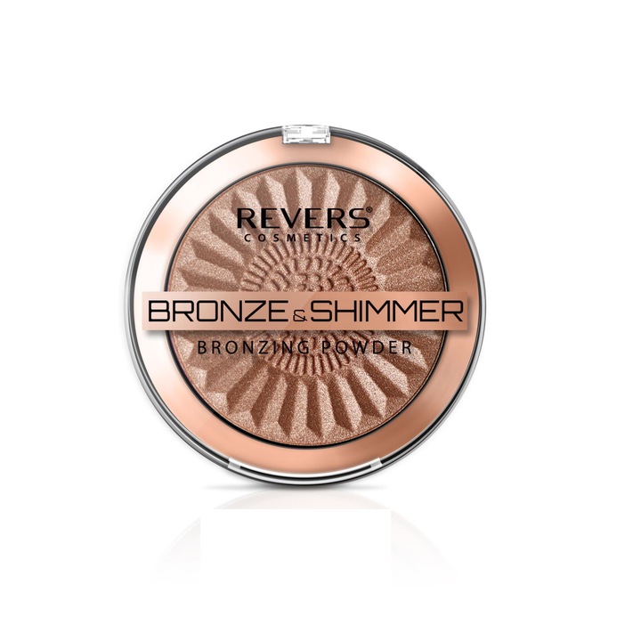 Bronzoító púder, Bronze and Shimmer, Revers, 9g, 4