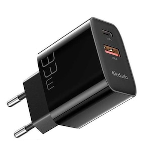 Incarcator retea Mcdodo Dual USB PD+QC 33W, Black