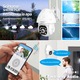 Camera de supraveghere 8MP WIFI Sricam SH039B Plus SriHome, Exterior, UltraHD 4K, Conectare Telefon / PC, Night Vision Color, Alarma, Auto Tracking, Rezistenta la Apa, alb