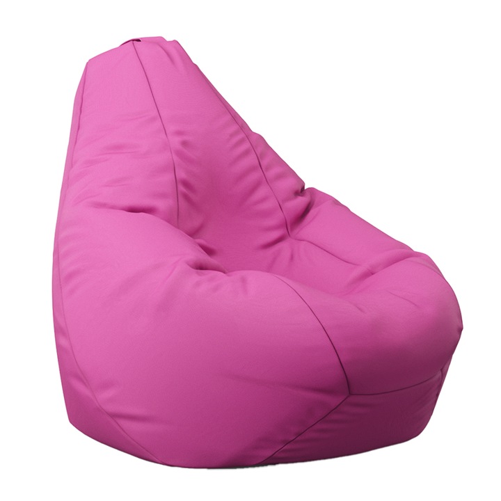 Калъф за пуф круша Pufrelax Nirvana Hobbit, 220л., Panama Pink, Без пълнеж, водоустойчив