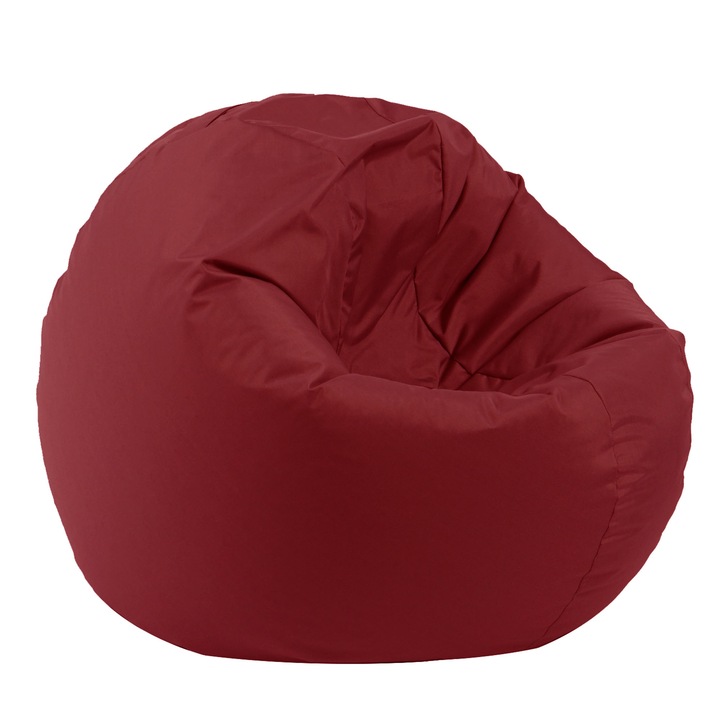 Калъф за пуф Pufrelax Relaxo, 210л., Teteron Red, Не съдържа пълнеж, За открито