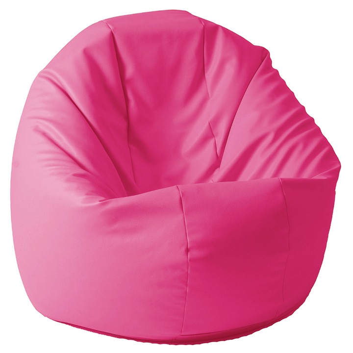 Калъф за пуф Pufrelax Relaxo XL, 330л., Roz, Без пълнеж, Еко кожа