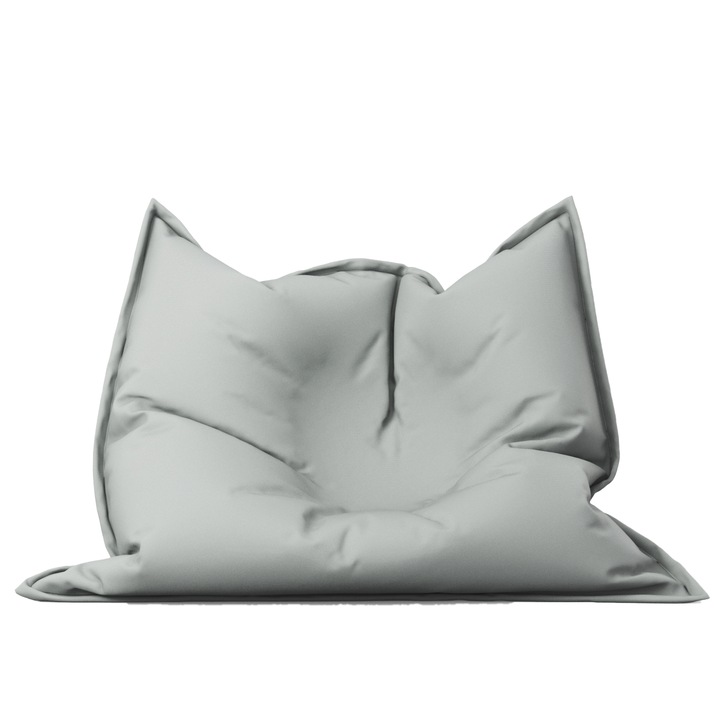 Калъф за пуф голяма възглавница Pufrelax Magic Pillow, 350л., Panama Grey, Без пълнеж, водоустойчив