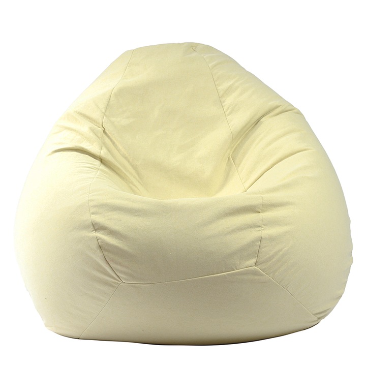 Калъф за пуф круша Pufrelax Nirvana Gigant, 520л., Lemon, Без пълнеж, Гама Premium