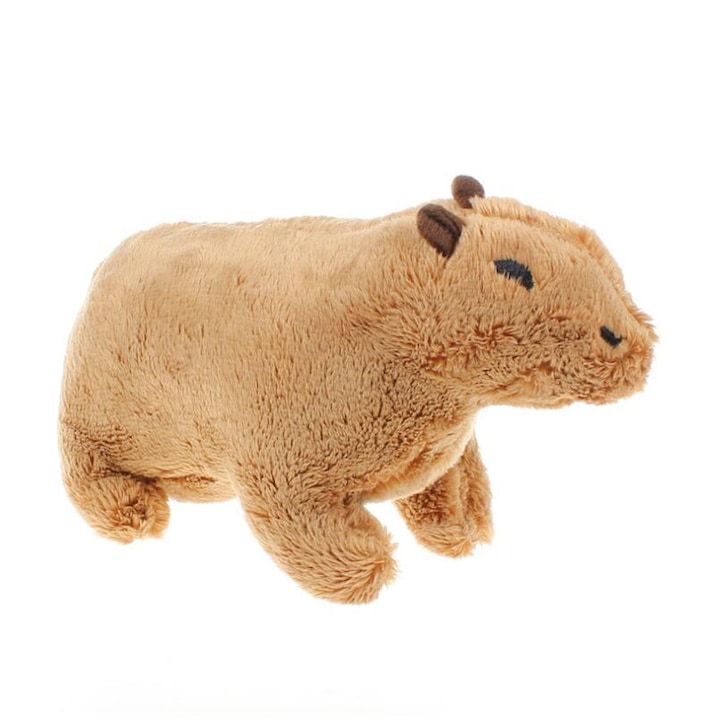 Hizue Capybara játék, Plus, 18 cm, barna