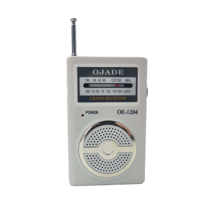 Sztereó rádió, AM/FM elemekkel, 99 x 58 mm, Dalimag