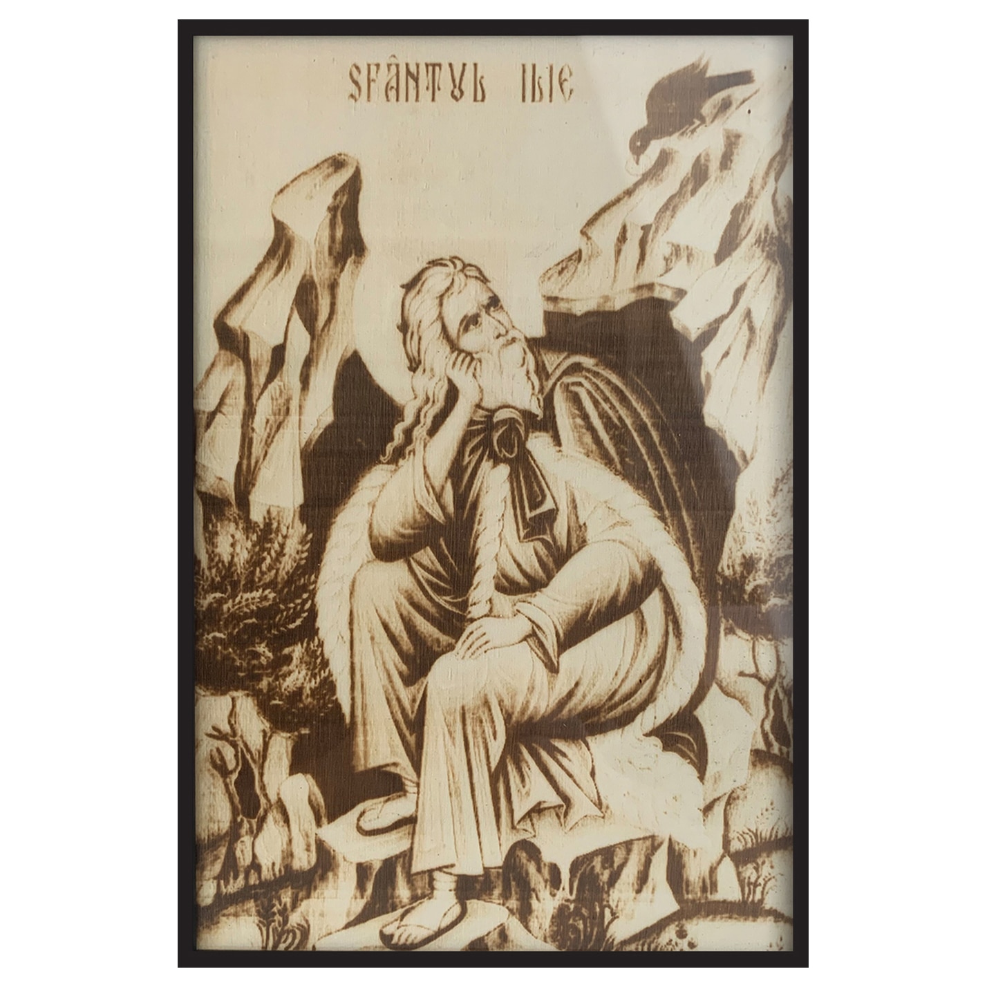 Icoana Sfantul Ilie 30x42 cm - eMAG.ro