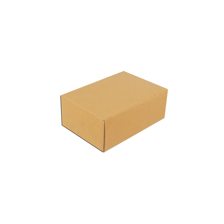 Set 50 cutii de carton premium, pentru prajituri si miniprajituri, Kraft 250 gr, 104x152x58 mm, Maro