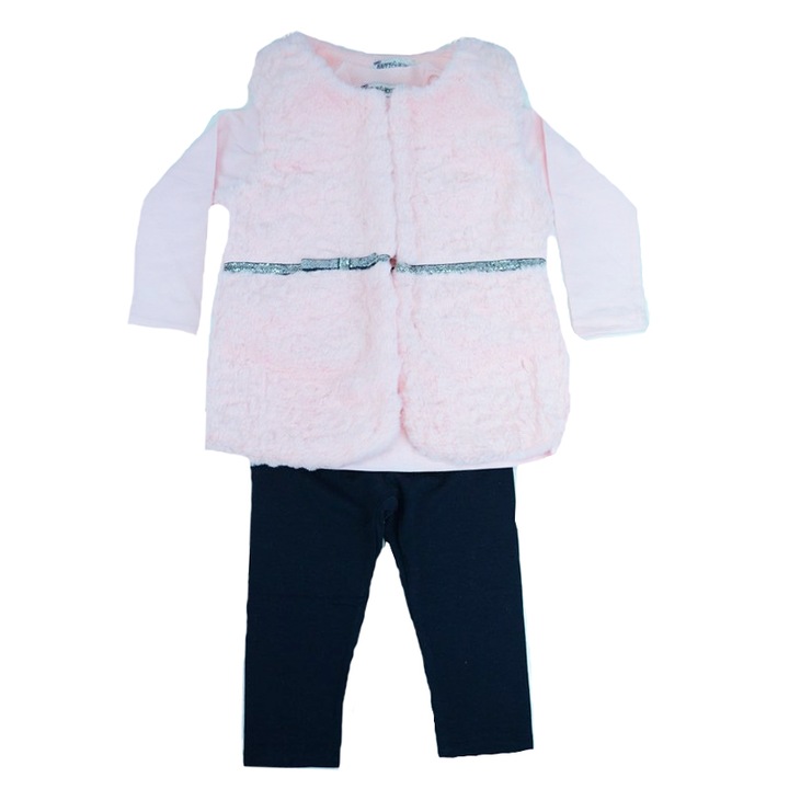 Compleu 3 piese pentru fetite Happy House HH190R1, Multicolor