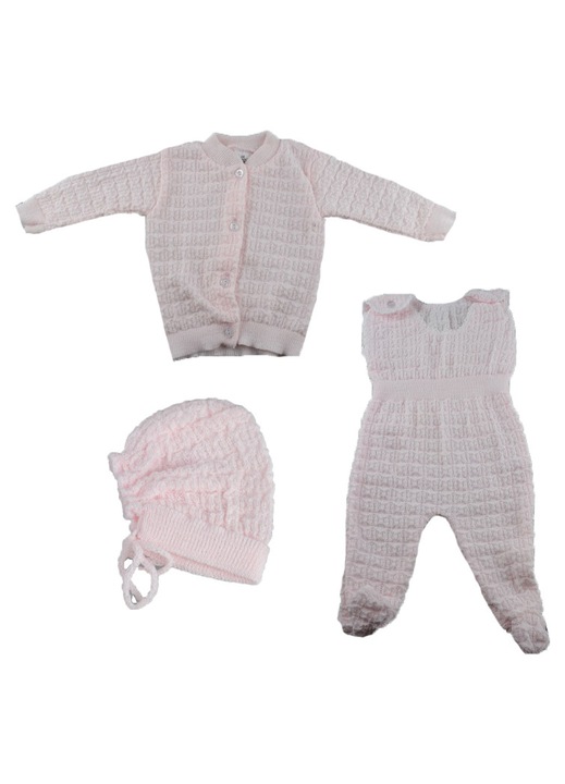 Комплект от 3 части за деца Mini Junior KN4-R-56, Розов 56 СМ
