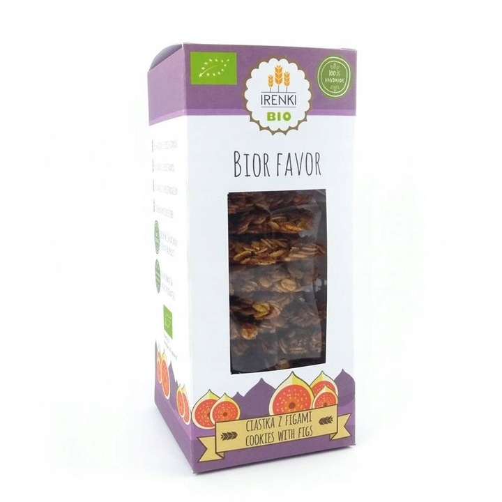 Biscuiti cu fulgi de ovaz si smochine, BIO, 150g